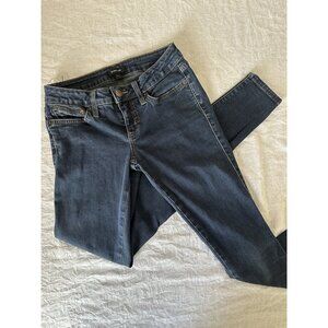 Bebe Y2K Women's Size 26 Jeans Denim‎ Blue Dark Wash Skinny Made in USA